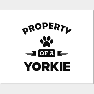 Yorkie Dog - Property of a yorkie Posters and Art